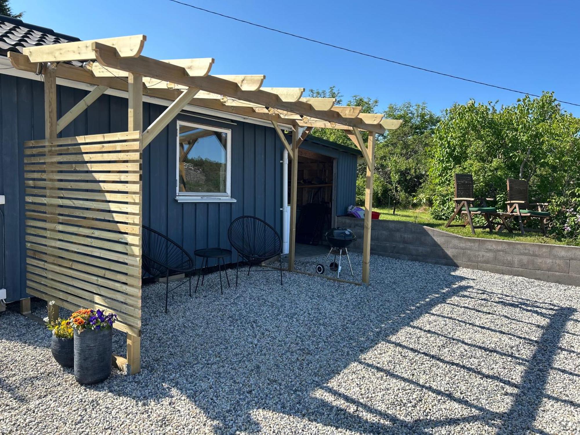 Sea View Chalet Hjalteby Bagian luar foto